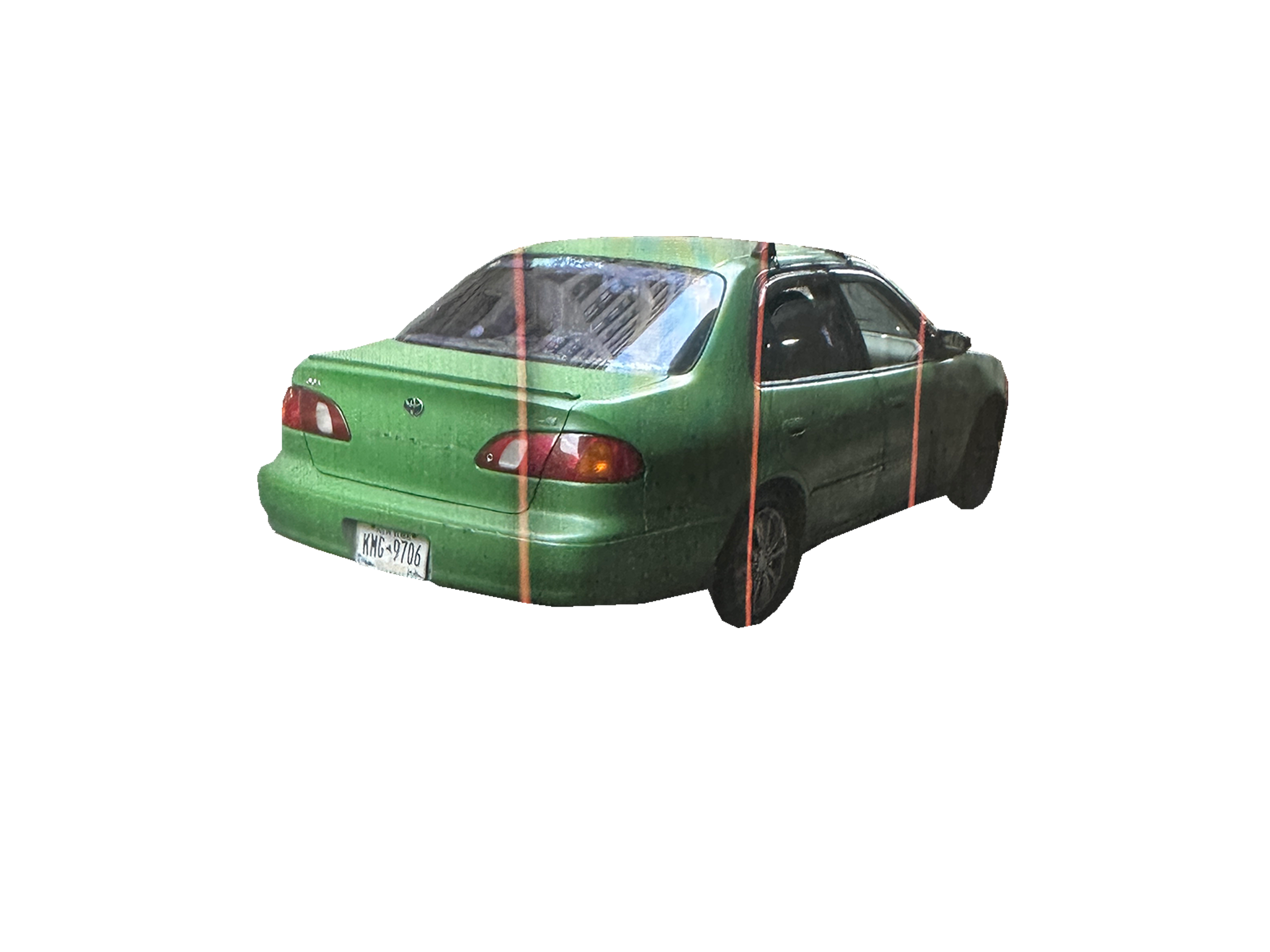 green car